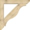 Ekena Millwork Funston Slat Rough Sawn Bracket w/ Offset Brace, Douglas Fir, 8"W x 48"D x 48"H BKT0806X48X48FST06RDF - alternate 4